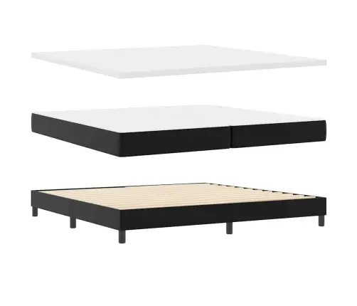 Karbi Vedrumadrats Madratsiga Peaga Must 200 X 200 Cm Kunstnahk