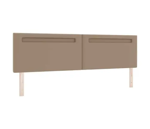 Gultas Rāmis Ar Matraci Kapučīno 200 X 200 Cm Mākslīgā Āda Vidaxl