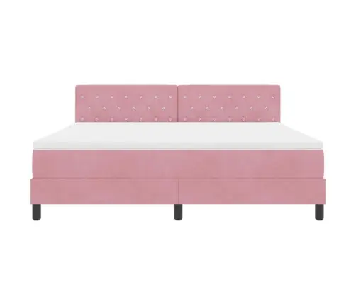 Karbi Vedrumadrats Madratsiga Peaga Roosa 180 X 200 Cm Samet