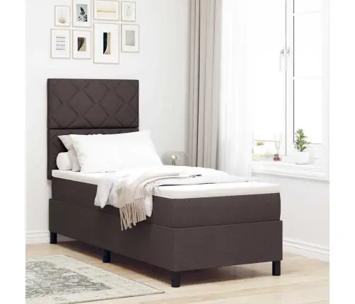 Karbi Vedrumadrats Madratsiga Tume Pruun 80 X 200 Cm Kangas