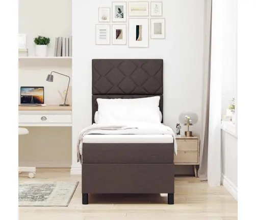 Karbi Vedrumadrats Madratsiga Tume Pruun 80 X 200 Cm Kangas