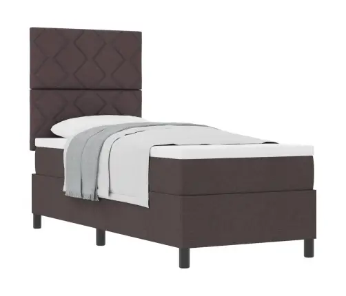 Karbi Vedrumadrats Madratsiga Tume Pruun 80 X 200 Cm Kangas