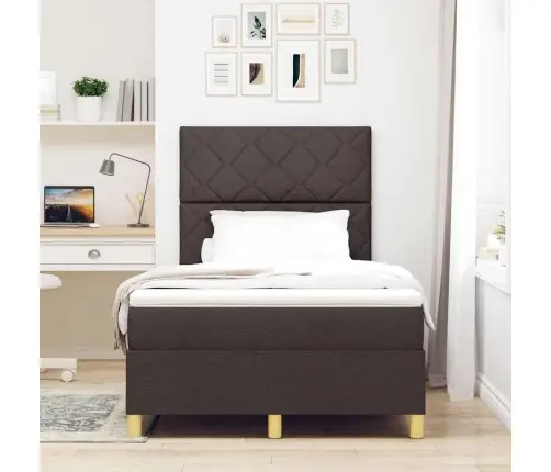 Karbi Vedrumadrats Madratsiga Tume Pruun 120 X 200 Cm Kangas