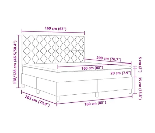 Karbi Vedrumadrats Madratsiga Peaga Cream 160 X 200 Cm Kangas