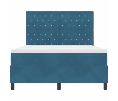 Karbi Vedrumadrats Madratsiga Tumesinine 140 X 200 Cm Samet