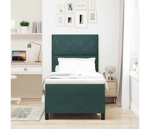 Karbi Vedrumadrats Madratsiga Tume Rohelise 90 X 200 Cm Kangas