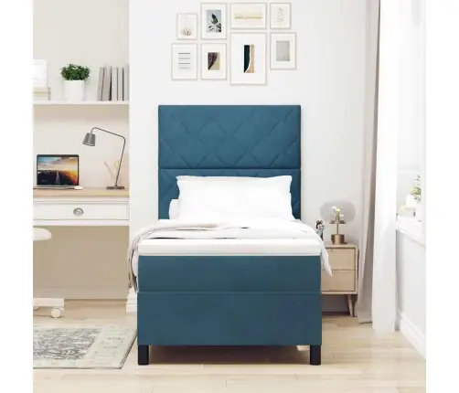 Karbi Vedrumadrats Madratsiga Tumesinine 100 X 200 Cm Kangas