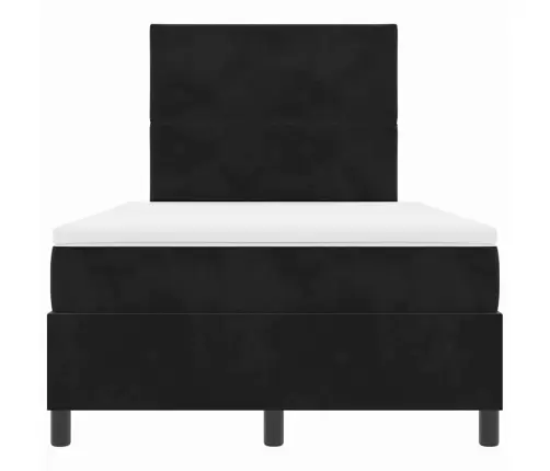 Box Spring Gulta Ar Matraču Melna Mazs Dubultais Aksess Vidaxl