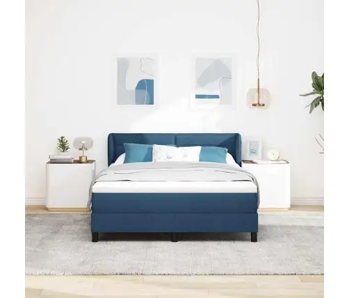 Karbi Vedrumadrats Madratsiga Peaga Sinine 140 X 190 Cm Kangas