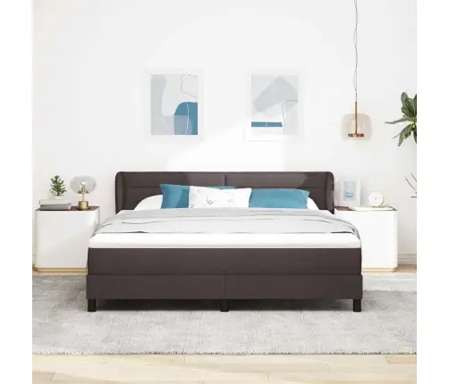 Karbi Vedrumadrats Madratsiga Tume Pruun 180 X 200 Cm Kangas