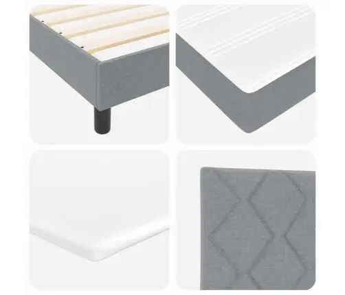 Vedruvoodi Madratsiga Madratsiga Helehall 80 X 200 Cm Kangas