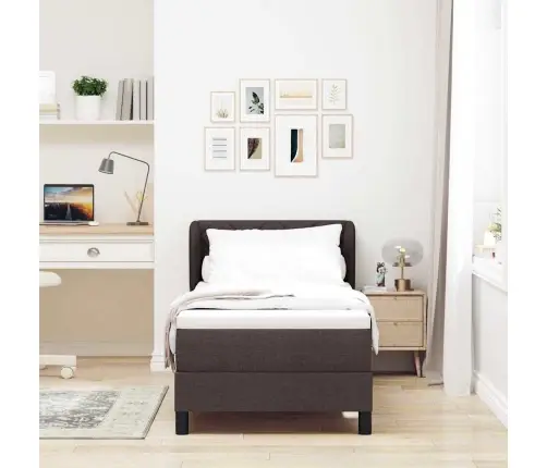 Karbi Vedrumadrats Madratsiga Tume Pruun 80 X 200 Cm Kangas