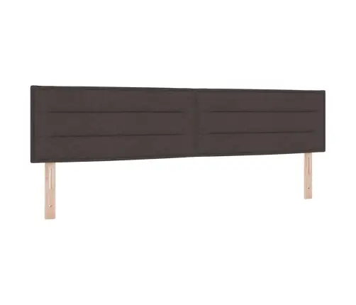 Voodiraam Vedrudega Ja Madratsiga Kreem 90X200 Cm Tumepruun