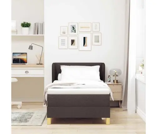 Karbi Vedrumadrats Madratsiga Tume Pruun 90 X 200 Cm Kangas