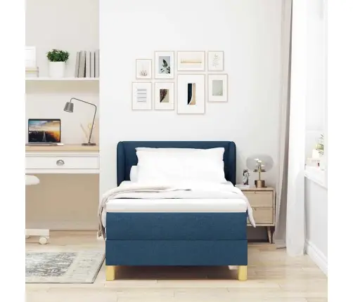 Karbi Vedrumadrats Madratsiga Peaga Sinine 100 X 200 Cm Kangas