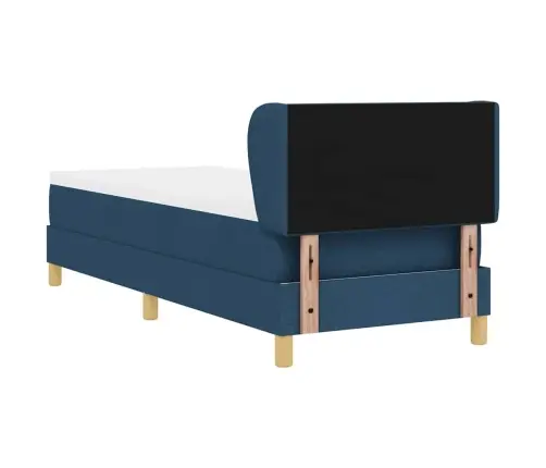 Kiemas Lova Su Čiužiniu Mėlyna 80 X 200 Cm Audinys