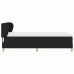 Box Spring Gulta Ar Matraci Melns 90X200 Cm Audums Vidaxl