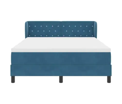 Karbi Vedrumadrats Madratsiga Tumesinine 160 X 200 Cm Samet