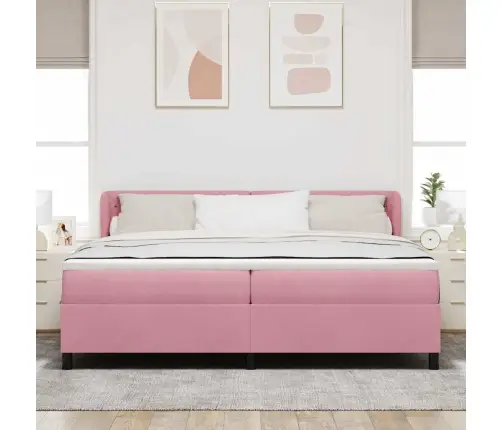 Karbi Vedrumadrats Madratsiga Peaga Roosa 200 X 200 Cm Samet