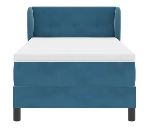 Karbi Vedrumadrats Madratsiga Tumesinine 90 X 200 Cm Samet