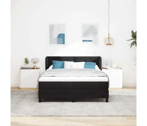 Karbi Vedrumadrats Madratsiga Peaga Must 140 X 200 Cm Samet