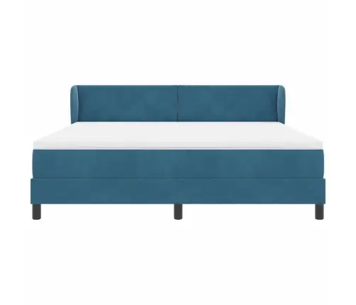 Gulta Ar Atsperēm Un Matraci Tumši Pelēka 80X200 Cm Samts Vidaxl