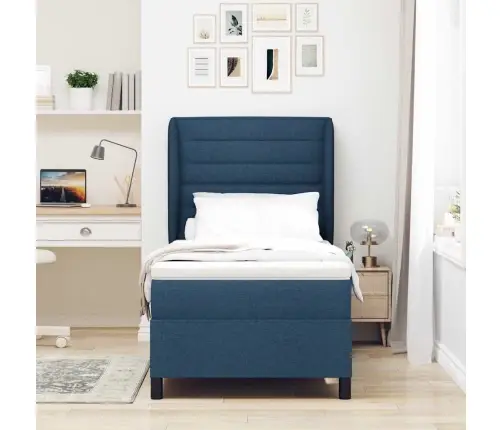 Karbi Vedrumadrats Madratsiga Peaga Sinine 80 X 200 Cm Kangas