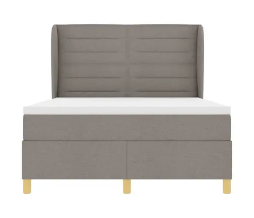 Voodi Vedrudega Ja Madratsiga Tumehall 90X190 Cm Kangas Kangas