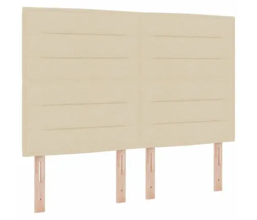 Voodi Vedrudega Ja Madratsiga Tumehall 90X190 Cm Kangas Cream