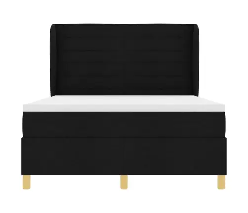 Gulta Ar Matraci Tumši Pelēks 90X190 Cm Audums Ar Matraci Melna Vidaxl