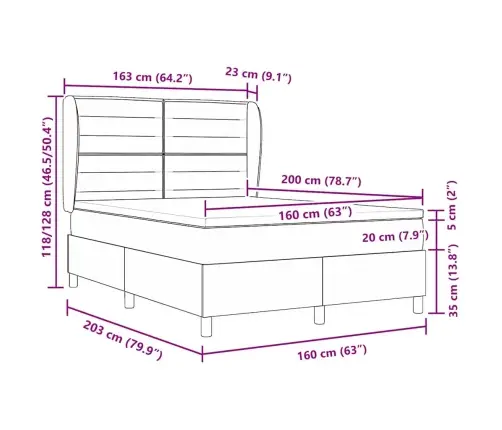 Gulta Ar Matraci Tumši Pelēks 90X190 Cm Audums Ar Matraci Melna Vidaxl