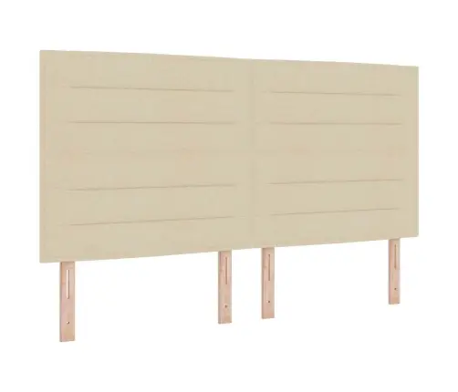 Voodi Vedrudega Ja Madratsiga Tumehall 90X190 Cm Kangas Cream