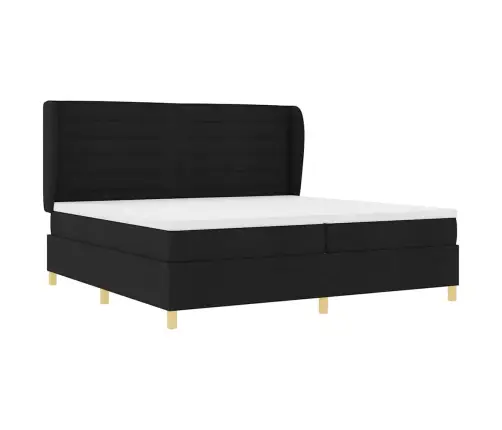 Gulta Ar Matraci Tumši Pelēks 90X190 Cm Audums Ar Matraci Melna Vidaxl