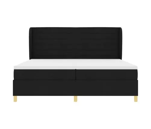 Gulta Ar Matraci Tumši Pelēks 90X190 Cm Audums Ar Matraci Melna Vidaxl