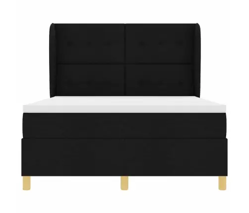 Gulta Ar Matraci Tumši Pelēks 90X190 Cm Audums Ar Matraci Melna Vidaxl