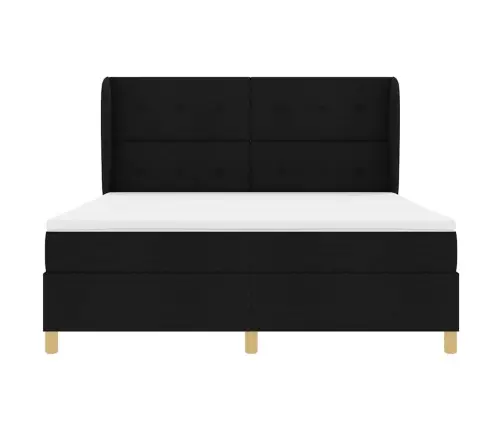Gulta Ar Matraci Tumši Pelēks 90X190 Cm Audums Ar Matraci Melna Vidaxl