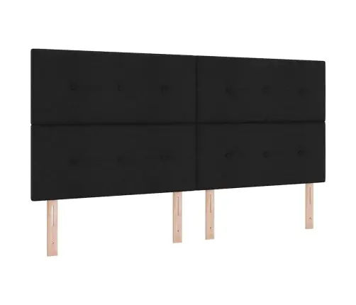 Gulta Ar Matraci Tumši Pelēks 90X190 Cm Audums Ar Matraci Melna Vidaxl