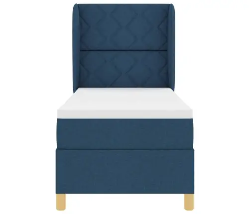 Lova Su Spyruokliniu Čiužiniu Tamsiai Pilkos Spalvos 90X190 Cm