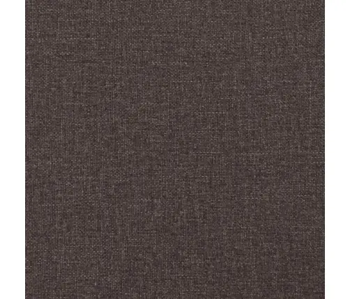 Gulta Ar Matraci Tumši Pelēks 90X190 Cm Audums Tumši Brūna Vidaxl