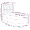 Karbi Vedrumadrats Madratsiga Peaga Helehall 90 X 200 Cm Samet