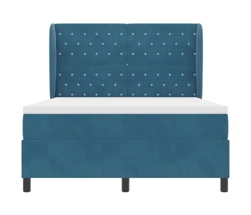 Karbi Vedrumadrats Madratsiga Tumesinine 190 X 140 Cm Polüester