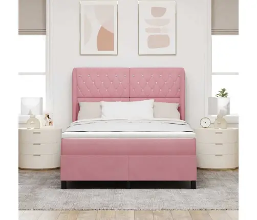 Karbi Vedrumadrats Madratsiga Roosa 190 X 140 Cm Polüester