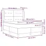 Karbi Vedrumadrats Madratsiga Peaga Tumehall 160 X 200 Cm Samet