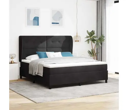 Karbi Vedrumadrats Madratsiga Peaga Must 200 X 180 Cm Polüester