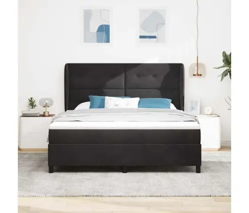 Karbi Vedrumadrats Madratsiga Peaga Must 200 X 180 Cm Polüester