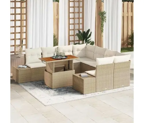 Aia Söögilaudade Komplekt Padjaga Padjaga 9 Pcs Beez Ja Koor