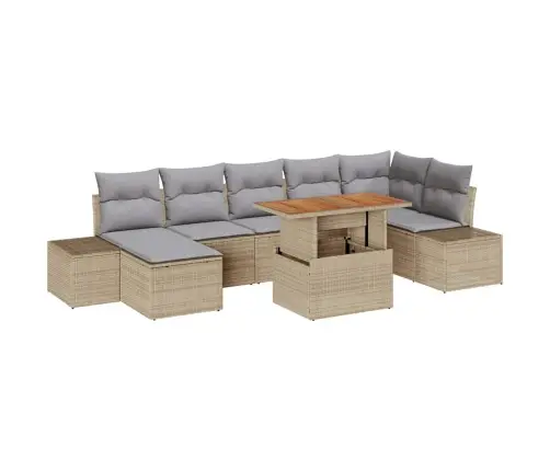 Aia Diivanikomplekt Padjaga 8 Pcs Beež Ja Hall