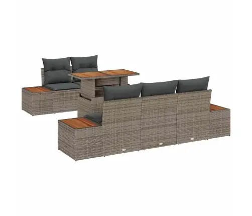 Aia Söögilaudade Komplekt Padjaga Padjaga 6 Pcs Hall Ja Pruun