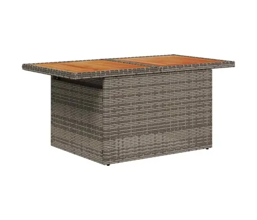 Sodo Valgomojo Komplektas Su Pagalve 9 Pcs Pilka Ir Ruda
