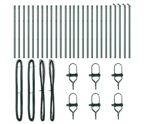 Tvorelės Stulpas 26 Pcs Žalia 3,2 X 3,2 X 120 Cm